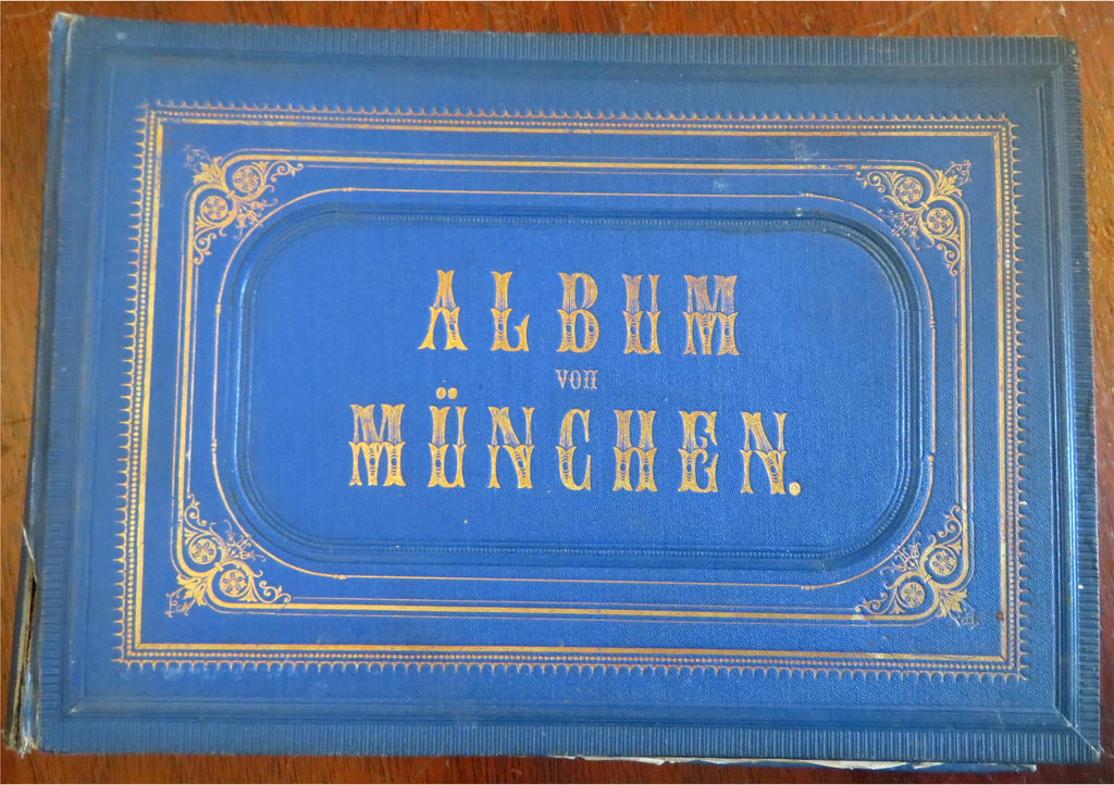 Munich Munchen Bavaria Germany c. 1880's engraved views souvenir street scenes