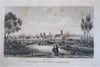 Munich Munchen Bavaria Germany c. 1880's engraved views souvenir street scenes