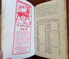 Walton's Vermont Almanac 1908-18 Lot x 3 period ads with 2x folding maps