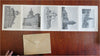 Portland Maine Woolworth & Co c. 1910-20's Tourist 5' long Post Card Souvenir