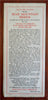 Bear Mountain Bridge American Road Map Brochure c. 1940's promotional pamphlet