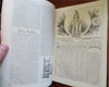 Illustrated Pilgrim's Almanac 1860 Boston American periodical calendar adverts