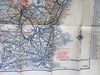 Maine New Hampshire Vermont Automobile c. 1930's folding pocket tourist road map