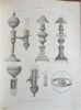 Rees' Encyclopedia 1820 Hydraulics-Naval Architecture plate book 195 engravings