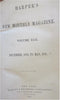 Harper's New Monthly Magazine 1870-71 illustrated leather bound volume 6 issues