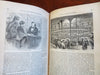 Harper's New Monthly Magazine 1870-71 illustrated leather bound volume 6 issues