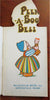 Peek-a-Boo Bess Dutch girl 1927 novelty shaped children's book early autos taxi