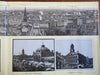 Boston Massachusetts 1880's tourist souvenir album panoramic birds eye view