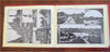 Boston Massachusetts 1880's tourist souvenir album panoramic birds eye view
