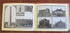 Boston Massachusetts 1880's tourist souvenir album panoramic birds eye view