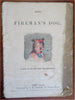 The Fireman's Dog New York Fire Department 1862 hand color juvenile story book