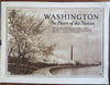 Washington D.C. B&O Railroad 1927 promotional souvenir album vintage advert