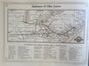 Washington D.C. B&O Railroad 1927 promotional souvenir album vintage advert