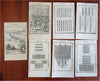 Military Formations Pike & Shot Organization 1683 Mallet lot x 9 scarce prints