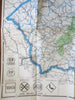 Kentucky Highway Road Atlas WWII Era Travel Brochure c. 1939-43 illustrated book