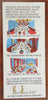 San Juan Hotel Orland Florida Cartoon Illustrated c. 1960 Advertising Brochure