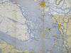 Puget Sound Washington Pacific Northwest c.1945 promotional tourist brochure map