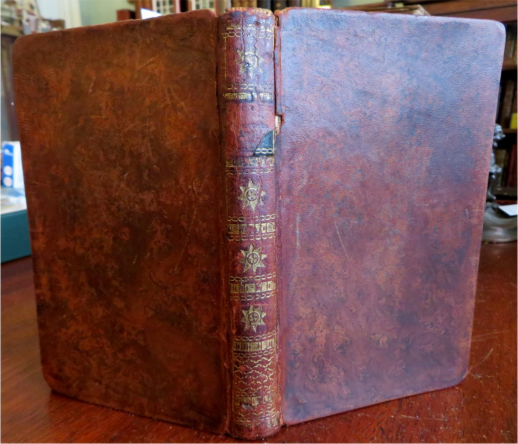 The Minstrel James Beattie Poetry Collection 1802 Anderson woodcuts leather book