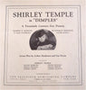 Shirley Temple Lot x 3 Books c. 1930's Film Novelizations & Composition Notebook