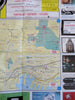 Japan Pan American c. 1960 Shopping Guide Osaka Kyoto Kobe Nara promo w/ maps