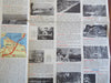 Ocean Highway New York to Florida 1956 automobile travel map brochure