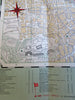 Athens Greece City Plan c. 1953 TWA illustrated travel brochure map