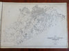 Weymouth Massachusetts 1949 Town Atlas monumental book 65 large plates