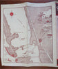 Sarasota Hotel Florida c. 1920's cartoon map illustrated travel brochure