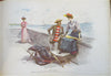 Charles Johnson Drawings art 1898 monumental illustrated plate book lovely color
