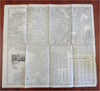 Los Angeles California 1925 City Plan pictorial Bekins moving truck storage