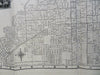 Los Angeles California 1925 City Plan pictorial Bekins moving truck storage