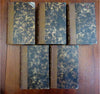 George Sand History of My Life Autobiography 1856 lovely 5 vol. leather set
