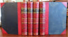 History of England 1907 J.R. Green illustrated 4 vol. leather set w/ maps color