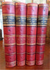History of England 1907 J.R. Green illustrated 4 vol. leather set w/ maps color