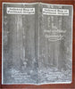 Portland Oregon pictorial City Plan 1925 Bekins Moving & Storage promo map
