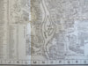 Portland Oregon pictorial City Plan 1925 Bekins Moving & Storage promo map
