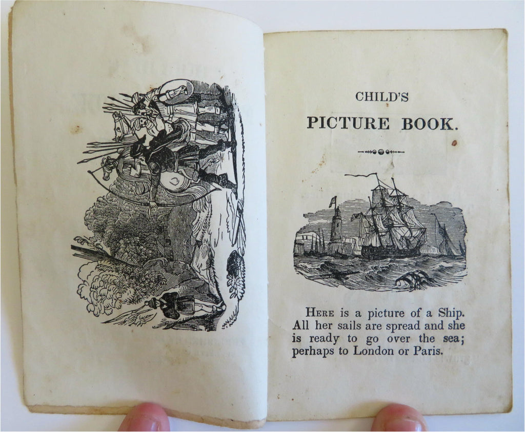 Children's Picture Book Animals Botany Ethnography 1849 juvenile chap book