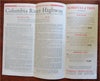 Columbia River Highway Portland Oregon 1920 rare 2' pictorial auto tourism promo