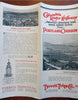 Columbia River Highway Portland Oregon 1920 rare 2' pictorial auto tourism promo