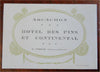 Paris Tourist Brochure w/ city plan map 1920's travel guide vintage advertising