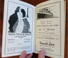 Paris Tourist Brochure w/ city plan map 1920's travel guide vintage advertising
