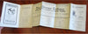 Paris Tourist Brochure w/ city plan map 1920's travel guide vintage advertising