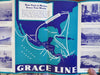 Mexico Travel Brochures Grace Cruise Lines Mexico City c. 1928 Lot x 2 adverts