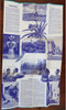 Mexico Travel Brochures Grace Cruise Lines Mexico City c. 1928 Lot x 2 adverts