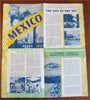 Mexico Travel Brochures Grace Cruise Lines Mexico City c. 1928 Lot x 2 adverts