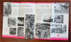 Nassau Bahamas Isles of June c. 1930's Lot x 2 Illustrated Travel Adverts w/ map