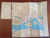 Stockholm Sweden Tourist Ephemera Lot x 4 c. 1930's souvenir items w/ city map