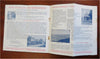 Boston Massachusetts Auto Tours 1914 Vintage promo brochure w/ map