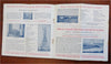 Boston Massachusetts Auto Tours 1914 Vintage promo brochure w/ map