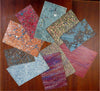 Marbled Paper Lot of 10 Lovely 19th Century Antique Printed Sheets